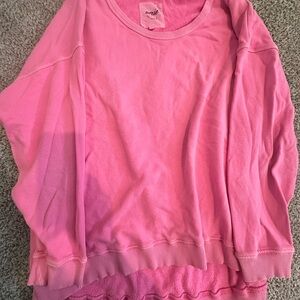 Aerie Vibrant Pink Crewneck